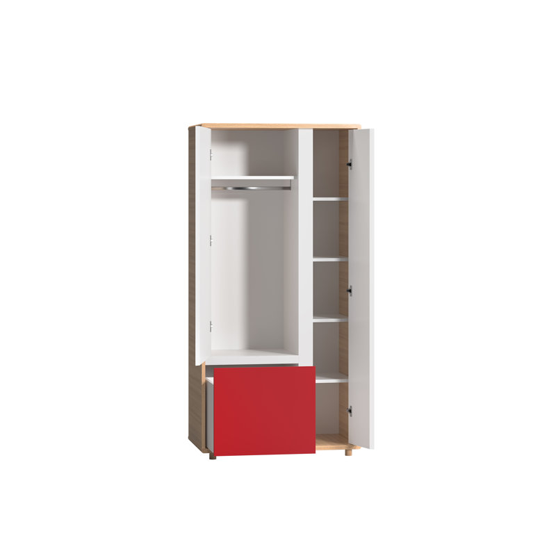 Zoomie Kids Du Bois 2 Door Children S Wardrobe Armoire Wayfair
