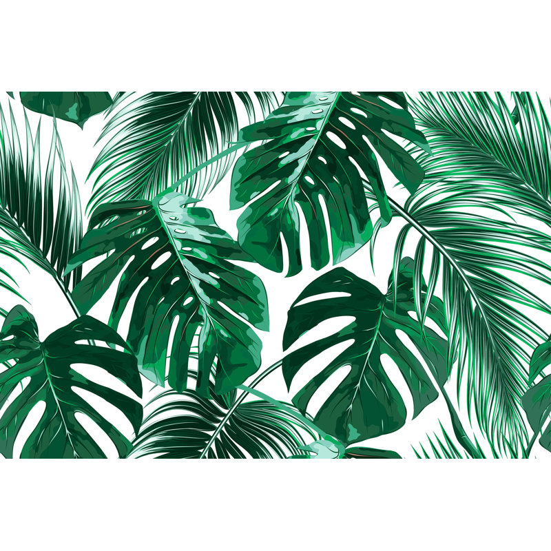Bay Isle Home Bannock Removable Tropical Palm Leaves 7.92 ...