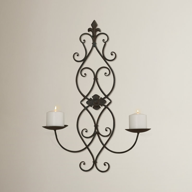 Lark Manor Iron Wall Sconce Candle Holder & Reviews Wayfair