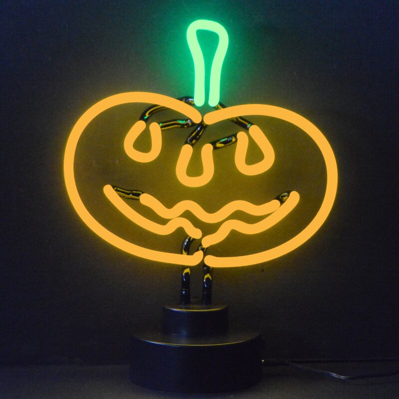 Neonetics Business Signs Pumpkin Neon Sign & Reviews | Wayfair