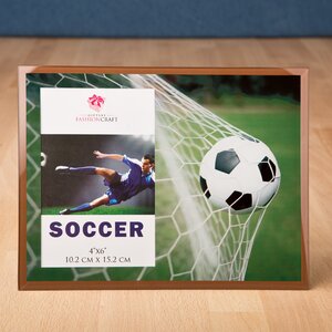 Fabulous Glass Soccer Picture Frame