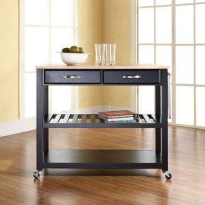 Zacharias Kitchen Cart by Alcott Hill