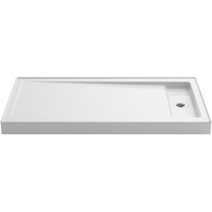 Bellwether Single-Threshold Shower Base with Right Offset Drain