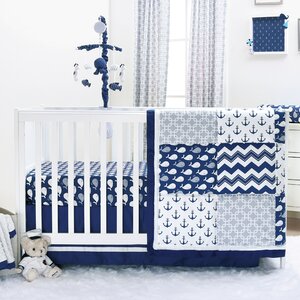 4 Piece Crib Bedding Set