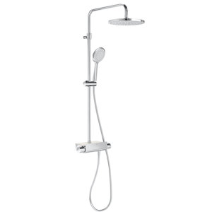 Dusche mit Zweigriff-Mischbatterie Deck-T von Roca