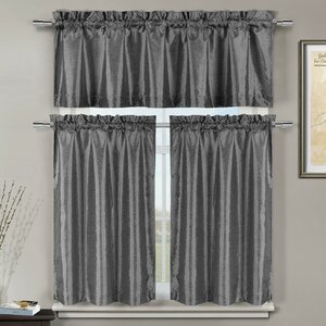 Wheeler 3 Piece Kitchen Curtain Set