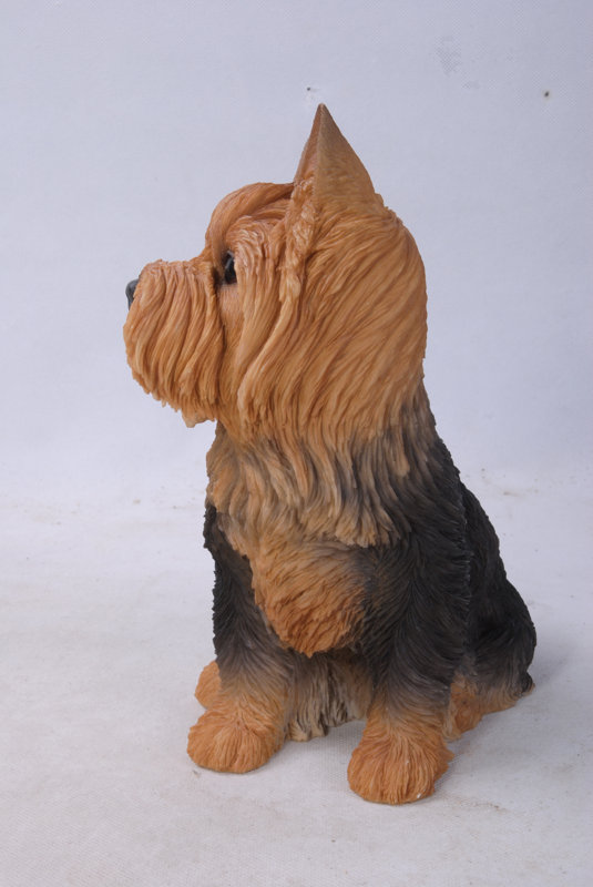 HiLine Gift Ltd. Sitting Yorkshire Terrier Dog Statue & Reviews Wayfair