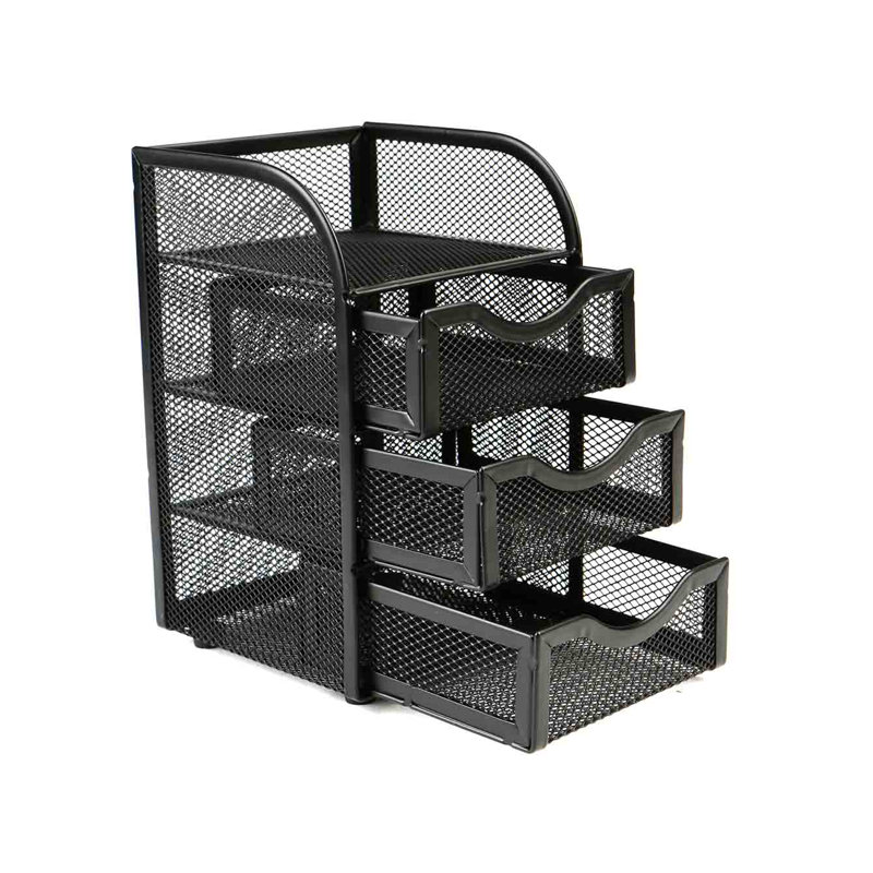 Mind Reader Mesh Mini 3 Drawer Office Supply Organizer Wayfair Mesh Mini 3 Drawer Office Supply Organizer
