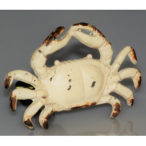 Handpainted Art Deco Crab Novelty Knob (Set of 8)