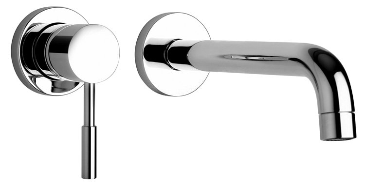 Jewel Faucets J16 Bath Series Two Hole Wall Mount Bathroom Faucet J16 Bath Series Two Hole Wall Mount Bathroom Faucet With Control And Spout