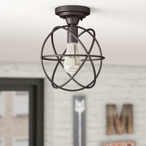 Allagash 1-Light Semi Flush Mount