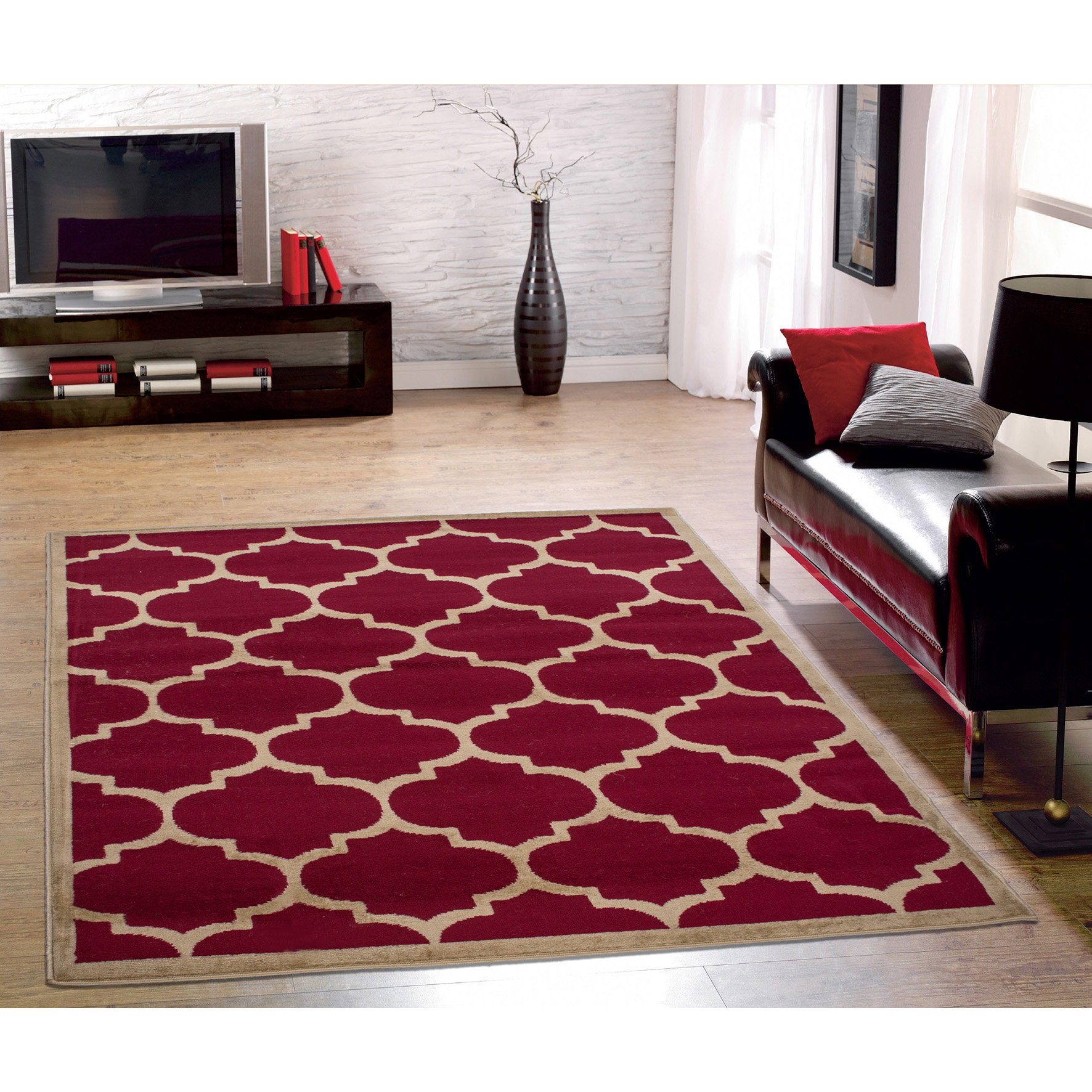 Red Area Rug Great Noam Handtufted Area Rug Great Home Ue Color