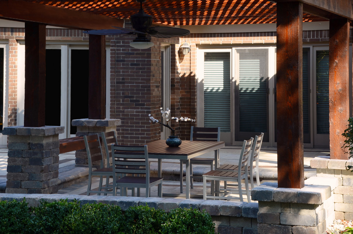 Elan Furniture Kinzie Outdoor Modern 7 Piece Dining Set & Reviews Wayfair