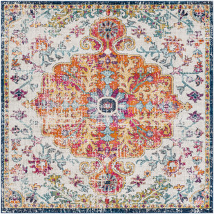 Square Rugs You Ll Love Wayfair Hillsby Blue Orange Area Rug