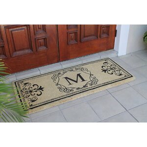 First Impression Hayley Monogrammed Entry Double Doormat