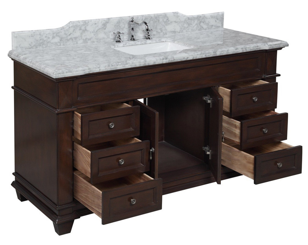 KBC Elizabeth Single Bathroom Vanity Set & Reviews Wayfair