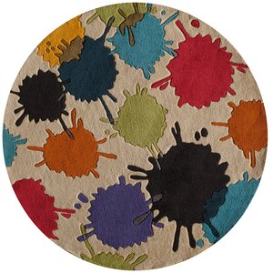 Felicia Hand-Tufted Brown/Blue Kids Rug