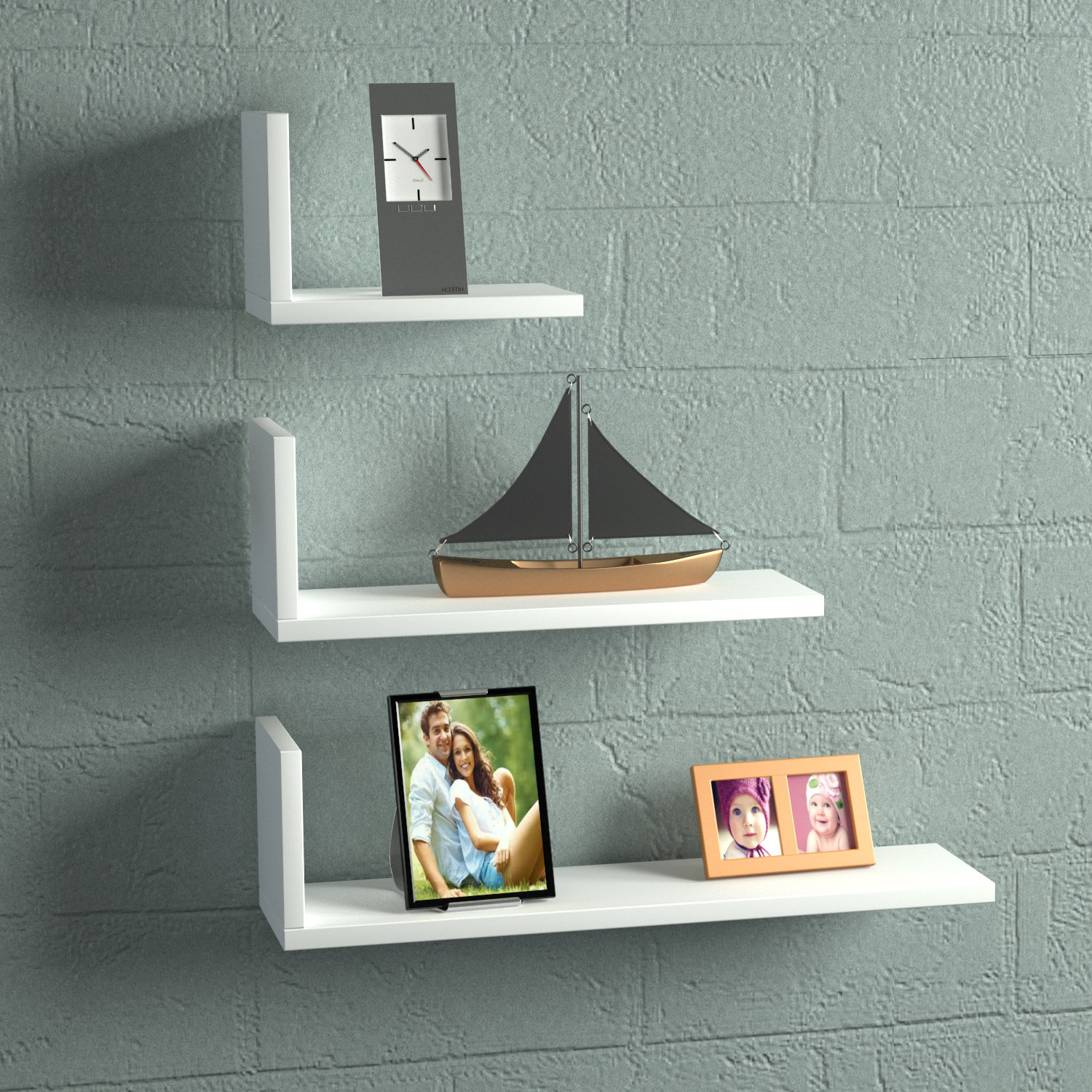 Latitude run hudkins modern floating shelf wayfair
