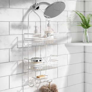 Shower Shampoo Holders Wayfair Metal Shower Caddy