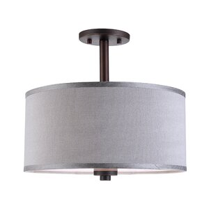 3-Light Semi Flush Mount