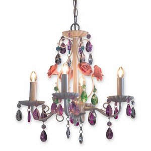 Secret Garden 4-Light Candle-Style Chandelier