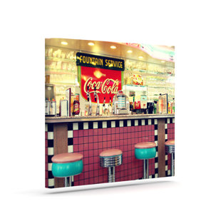 Retro Diner Wall Art Wayfair Retro Diner Photographic Print On Canvas