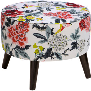 Avis Round Ottoman with Splayed Legs b..