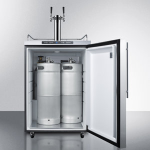 6 cu. ft. Summit Dual Tap Kegerator