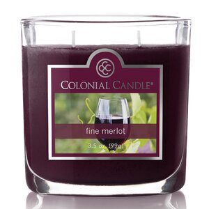 3.5 oz Fine Merlot Scent Candle