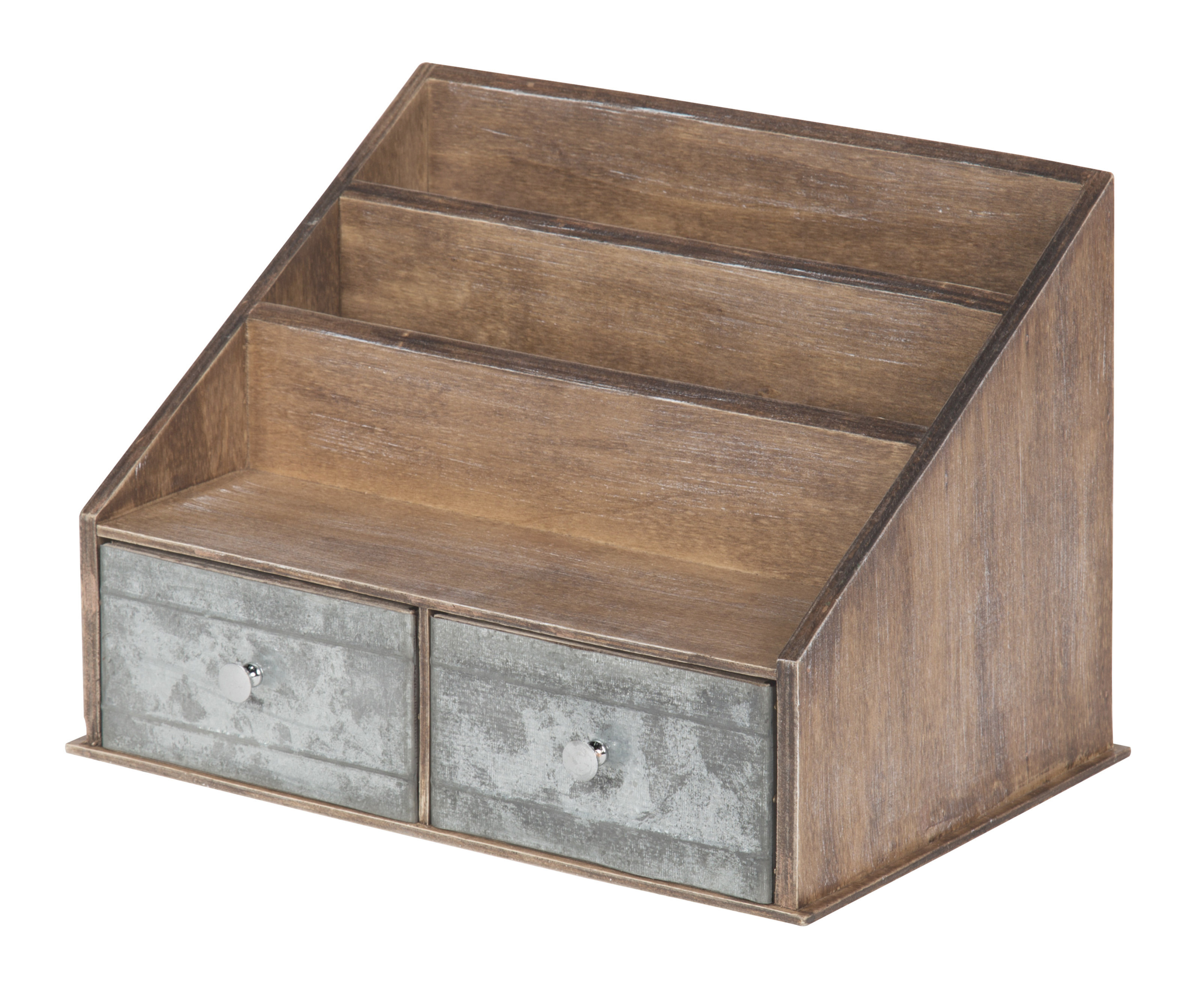 Pierre Henry 771729 Folder Forniture 2 Drawers Black Desk