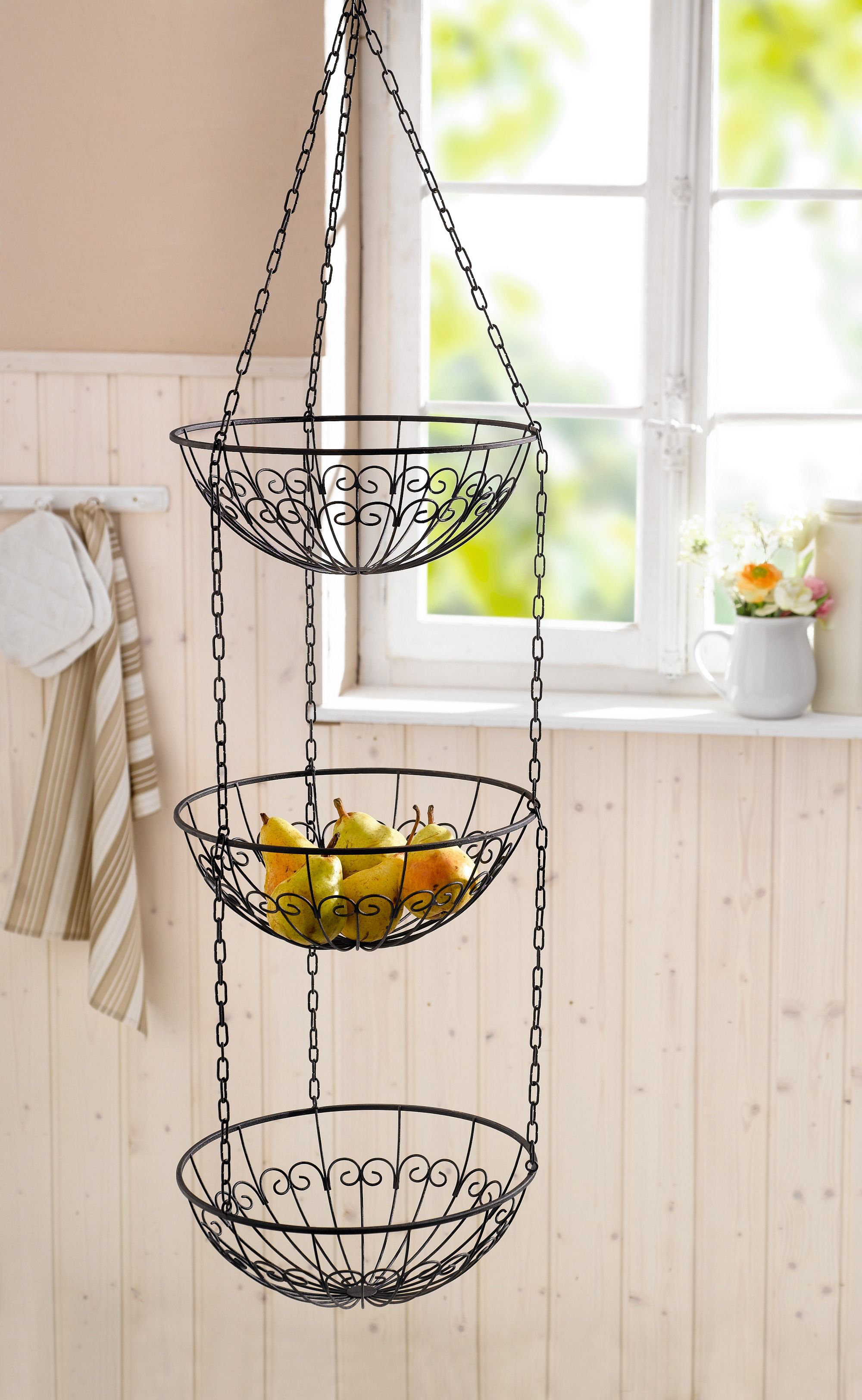 Piersurplus Wire Hanging Kitchen Fruit Basket Reviews Wayfair