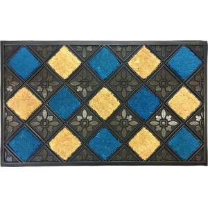 Pasted Squares Doormat