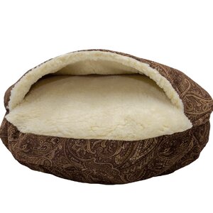 Premium Cozy Cave Hooded Dog Bed