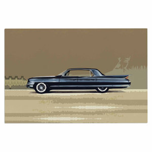 Bruce Stanfield Cadillac Flee2od 1961 Digital Doormat