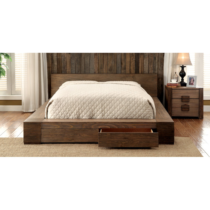 Arianna Solid Wood Storage Platform Bed Arianna Solid Wood Storage Platform Bed