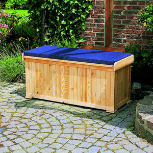 2-Sitzer Sitzbank / Kissentruhe mit Sitzauflage ..