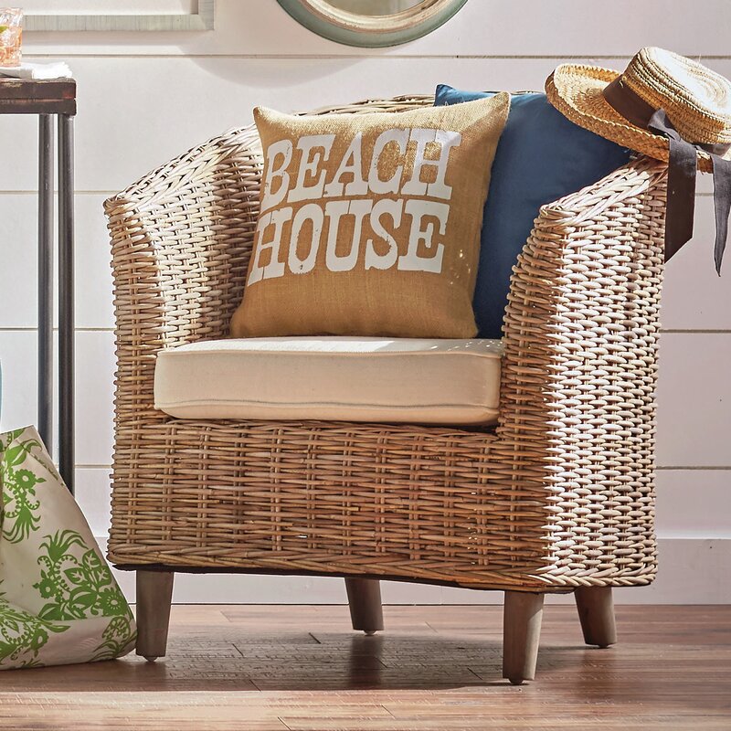 Omni Wicker Accent Chair & Reviews | Joss & Main