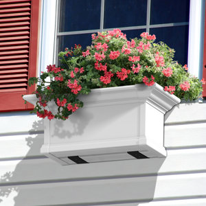 Yorkshire Self-Watering Vinyl Window Box Planter