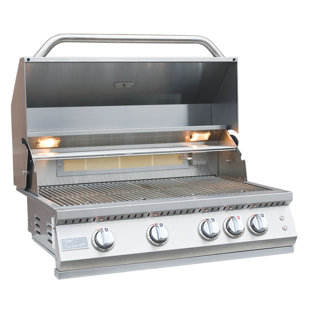 Built In Grills You Ll Love Wayfair Professional Bbq 4 Burner Built In Convertible Gas Grill
