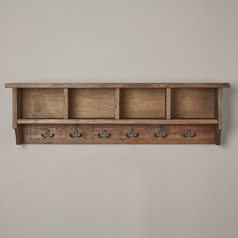 Wall Mounted Coat Rack Enchanting Lachlan Wall Mounted Coat Rack With Storage Cubbies Reviews Wall Mounted Coat Rack Enchanting Lachlan Wall Mounted Coat Rack With Storage Cubbies Reviews