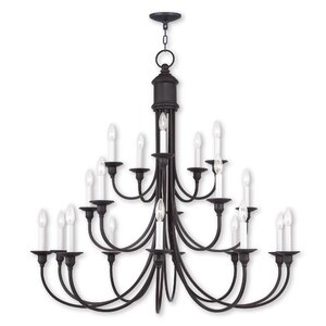 Eckard 18-Light Candle-Style Chandelier