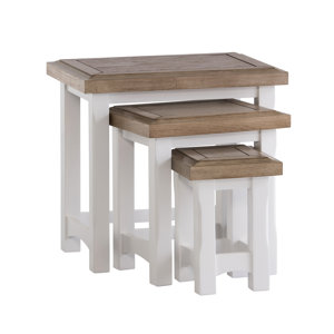 3-tlg. Satztisch-Set Bordeaux von All Home