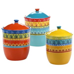 Valencia 3-Piece Kitchen Canister Set