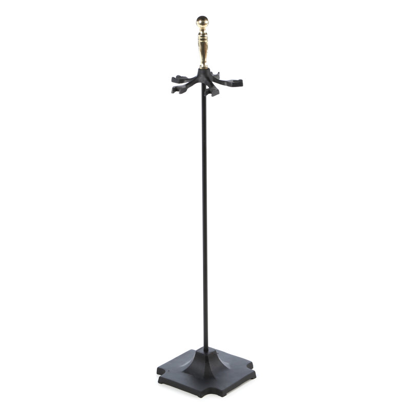 Uniflame 4 Piece Polished Metal Fireplace Tool Set With Stand & Reviews
