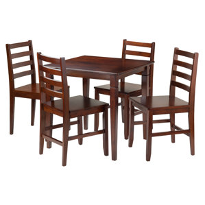 Hemphill 5 Piece Dining Set by Red Barrel Studio