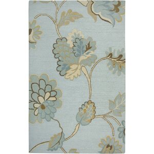 Dimension Hand-Tufted Wool Light Blue Area Rug
