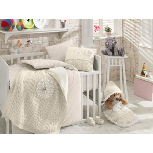 Serenity Wool Blended 6 Piece Crib Bedding Set