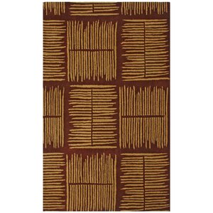 Structure Thatch Burgundy Rug