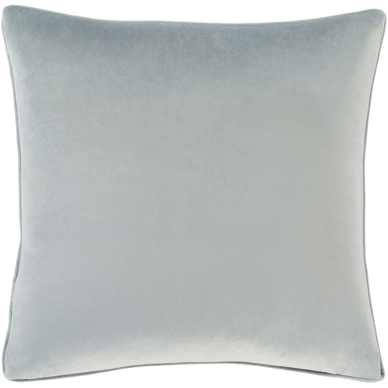 Mercer41 Sarcoxie Modern 18 X 18 Light Gray Pale Blue Pillow