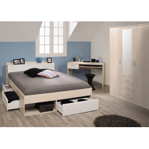 3-tlg. Schlafzimmer-Set Most, 140 x 200 cm von P..